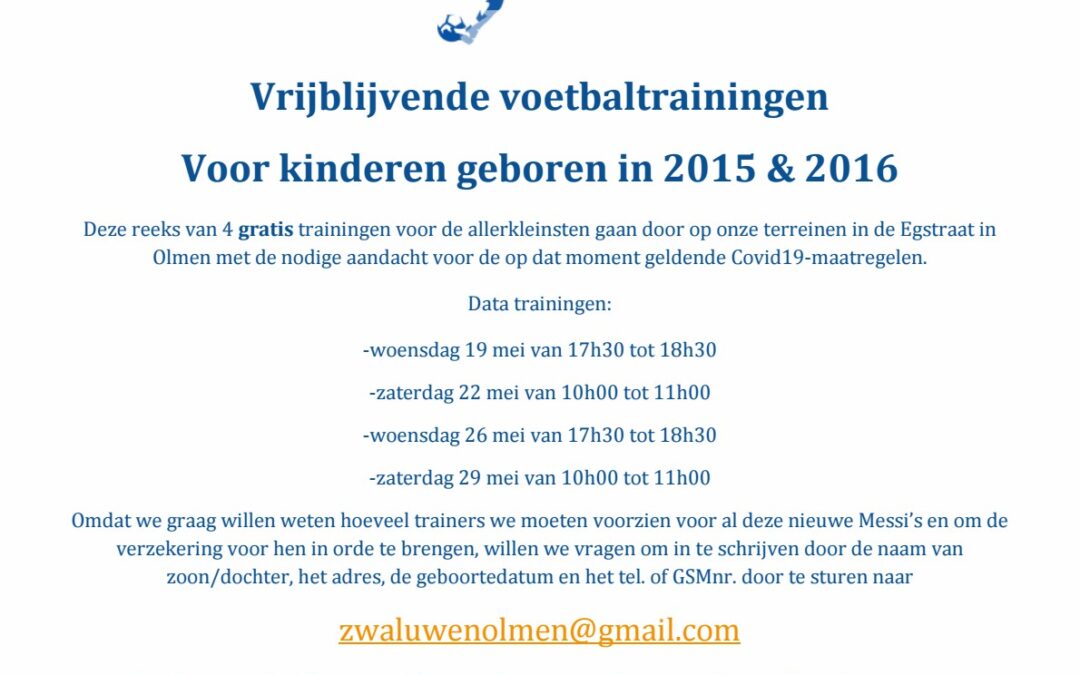 debutantjestrainingen mei 2021