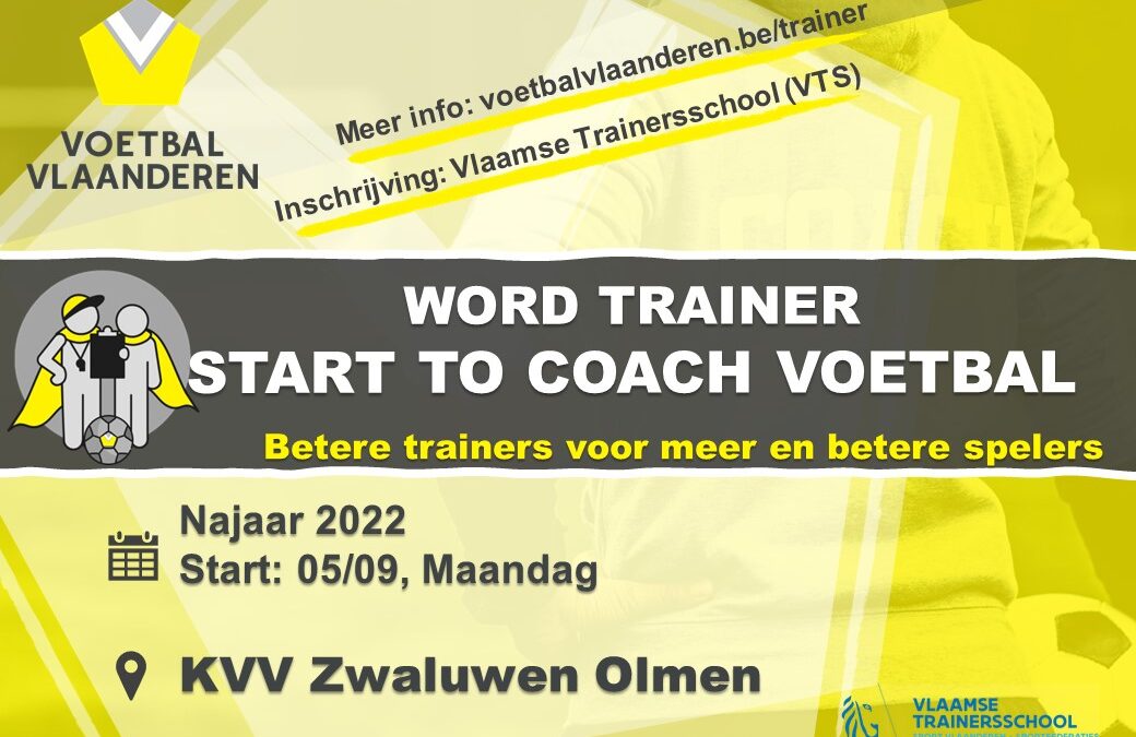 Opleiding start to coach