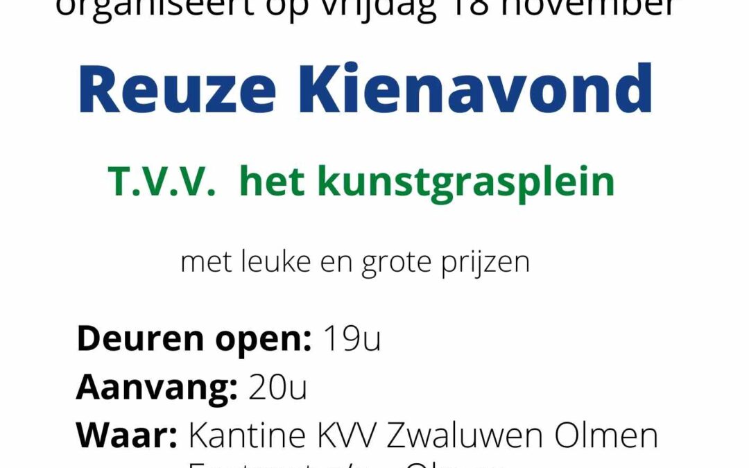 Reuze Kienavond