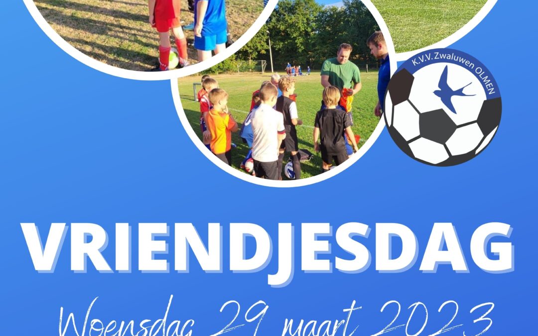 vriendjesdag onderbouw 29 maart 2023